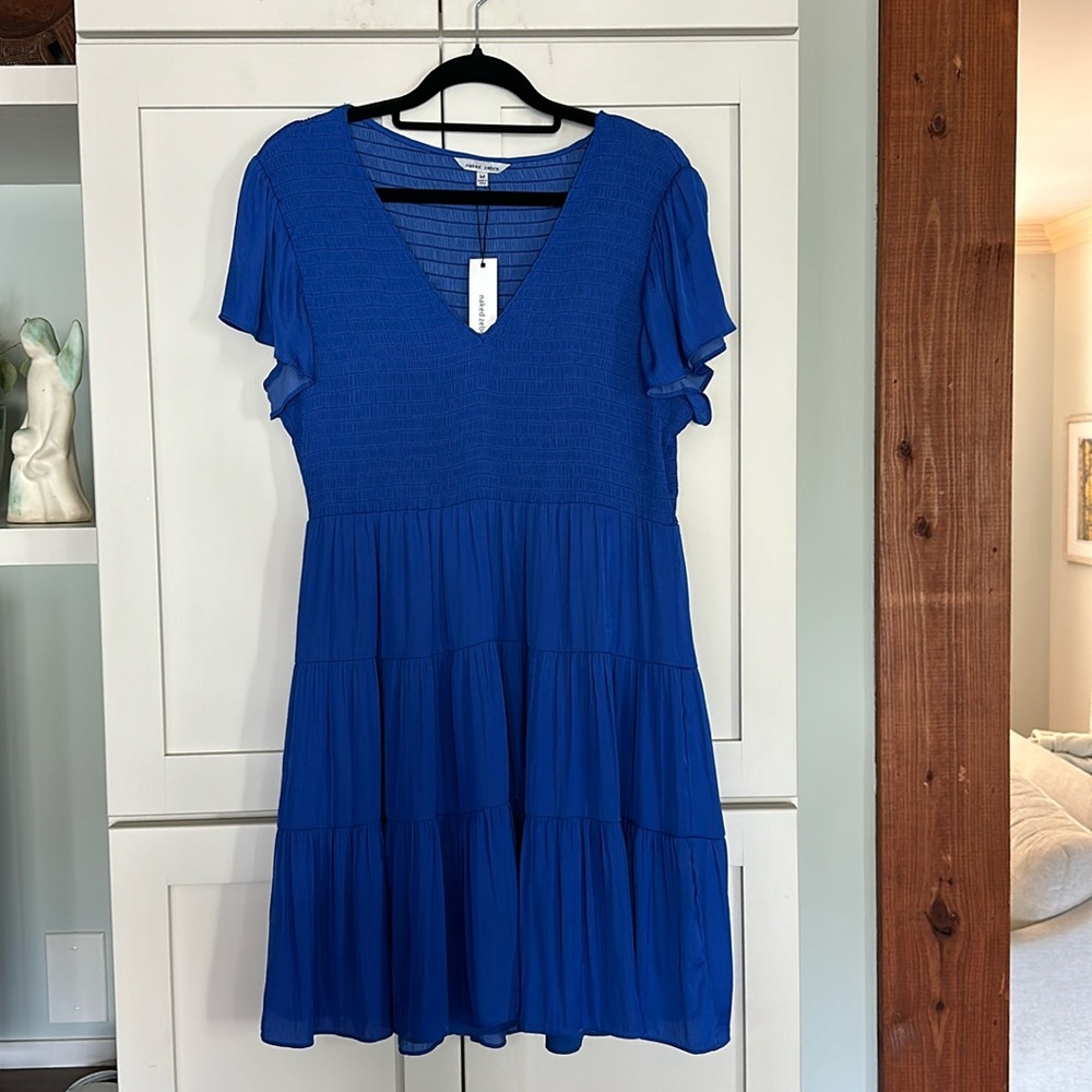 Naked Zebra blue dress